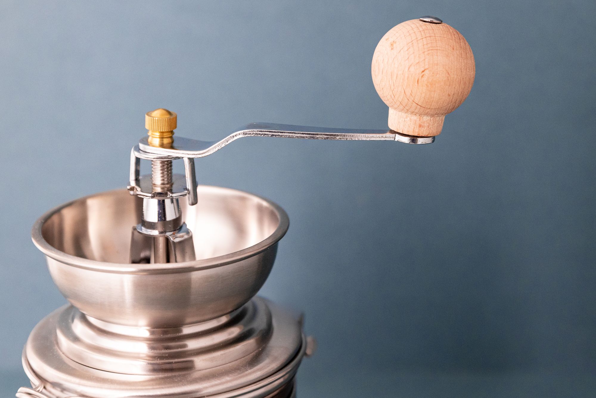 La Cafetière Manual Copper Coffee Grinder Stainless Steel